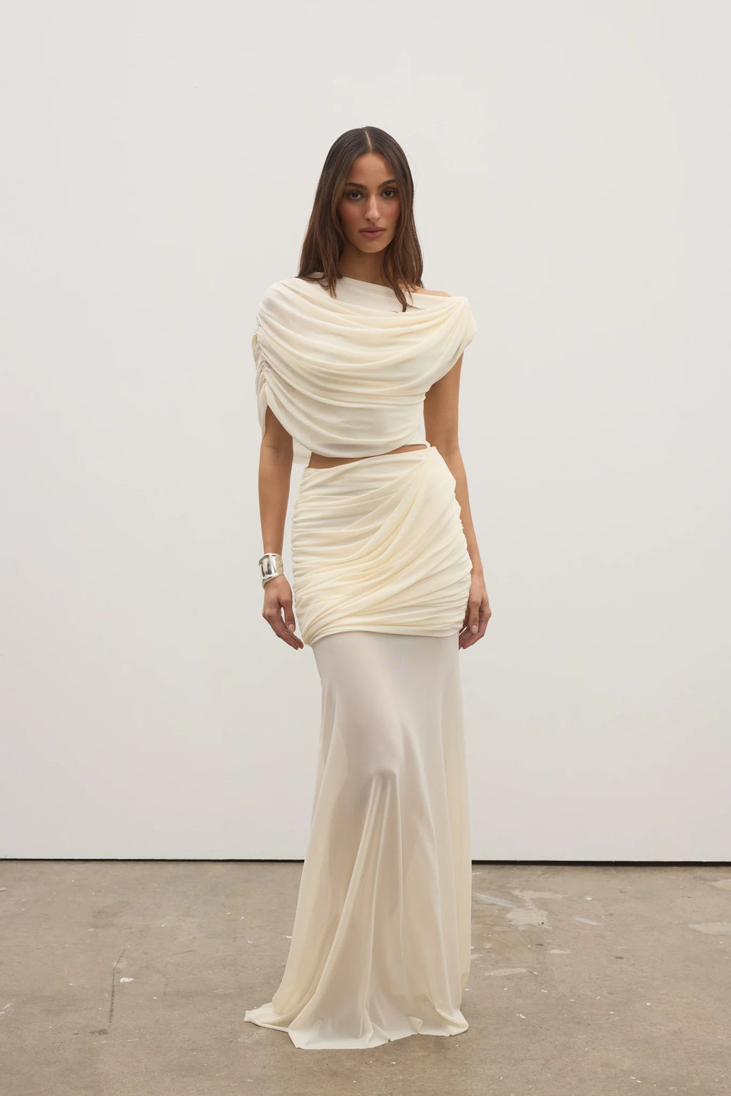 Alba Two-Piece Dress - Ivory