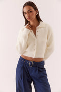 Fenna Knit Cardigan - Chalk