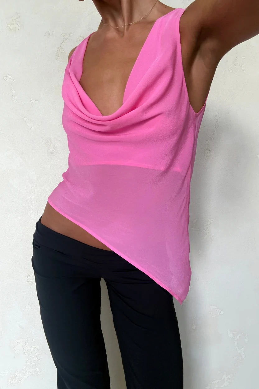 Reina Reversible Top - Pink