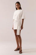 Delani Tee Dress - White