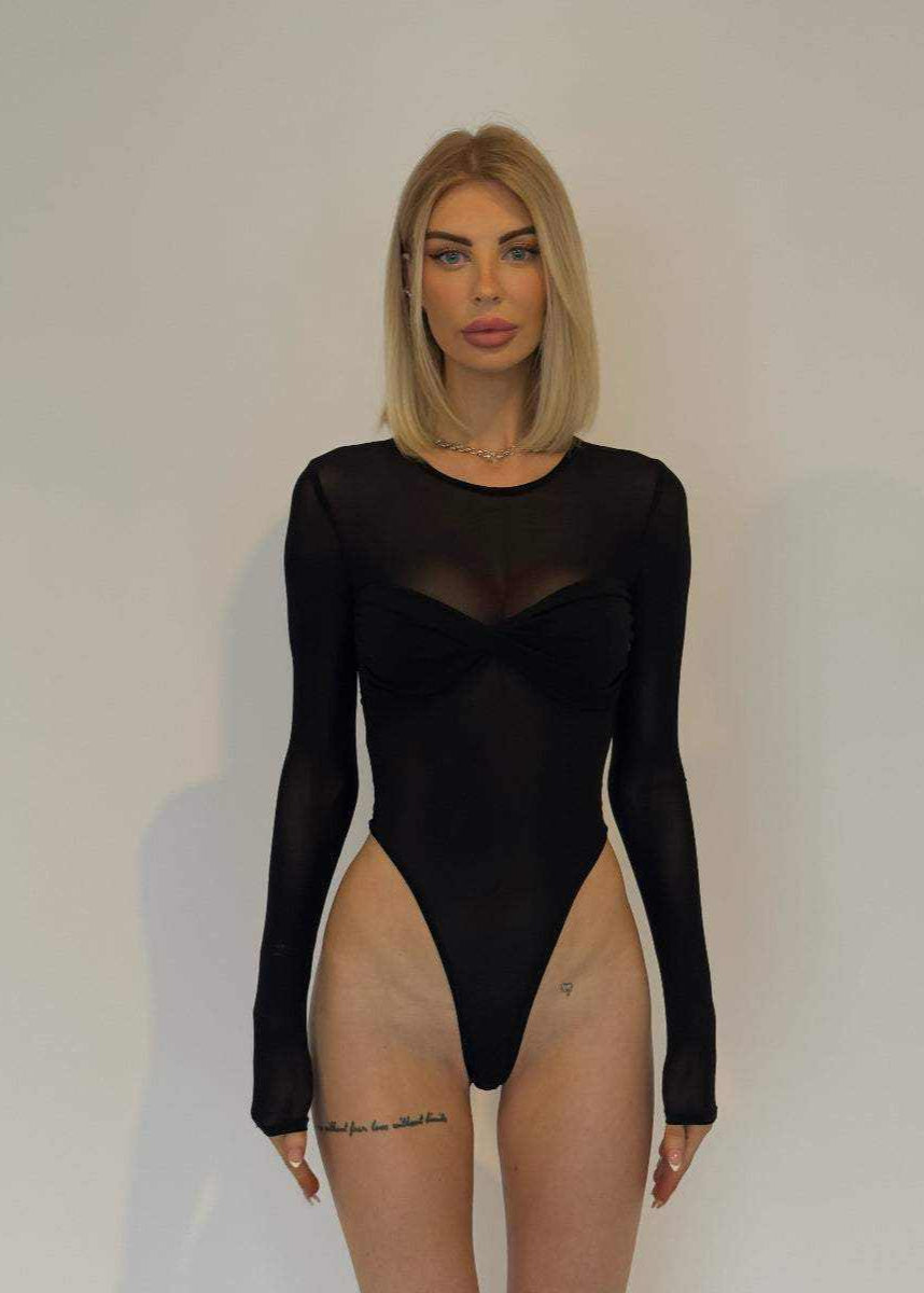 Amarlia Mesh Bodysuit - Onyx