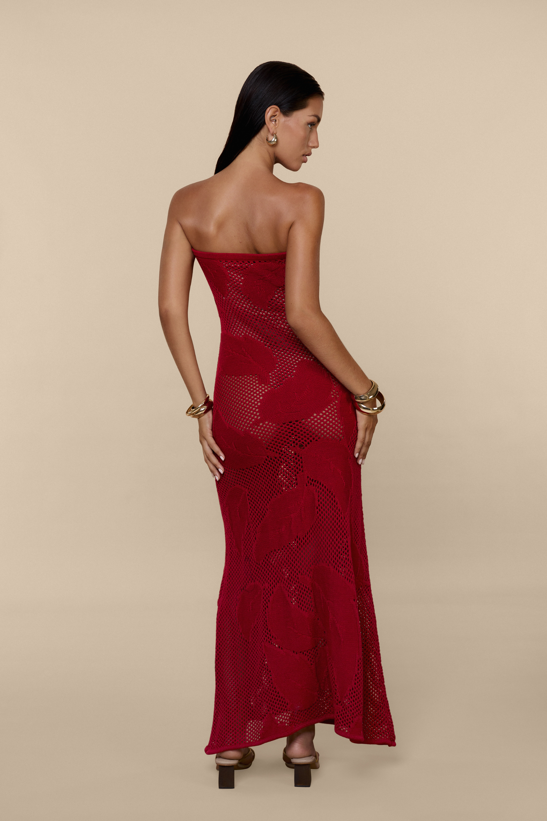 Jasmin dress - Red