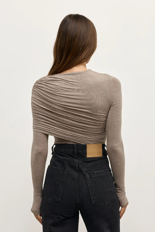 Ariya Bodysuit - Grey Marle