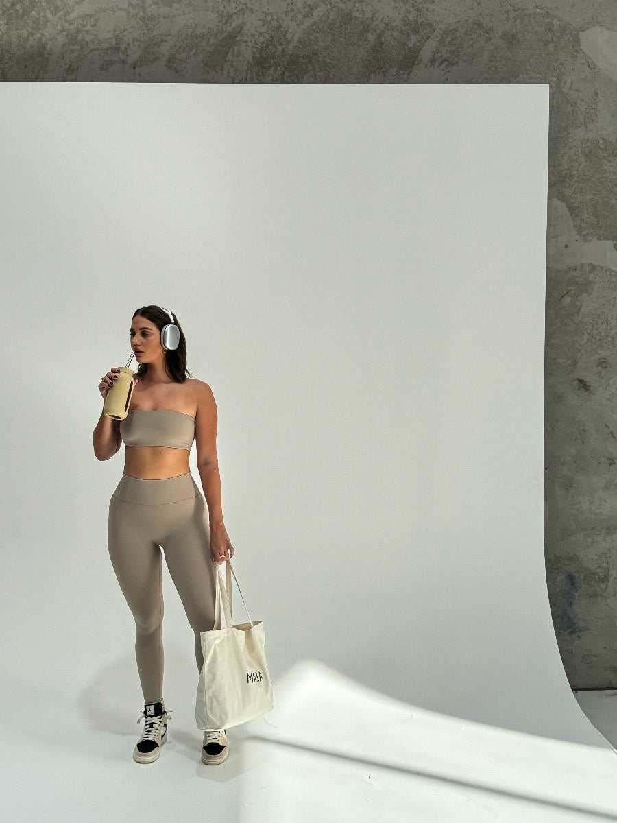 Amara Strapless Crop - Soft Stretchy Bandeau Top 