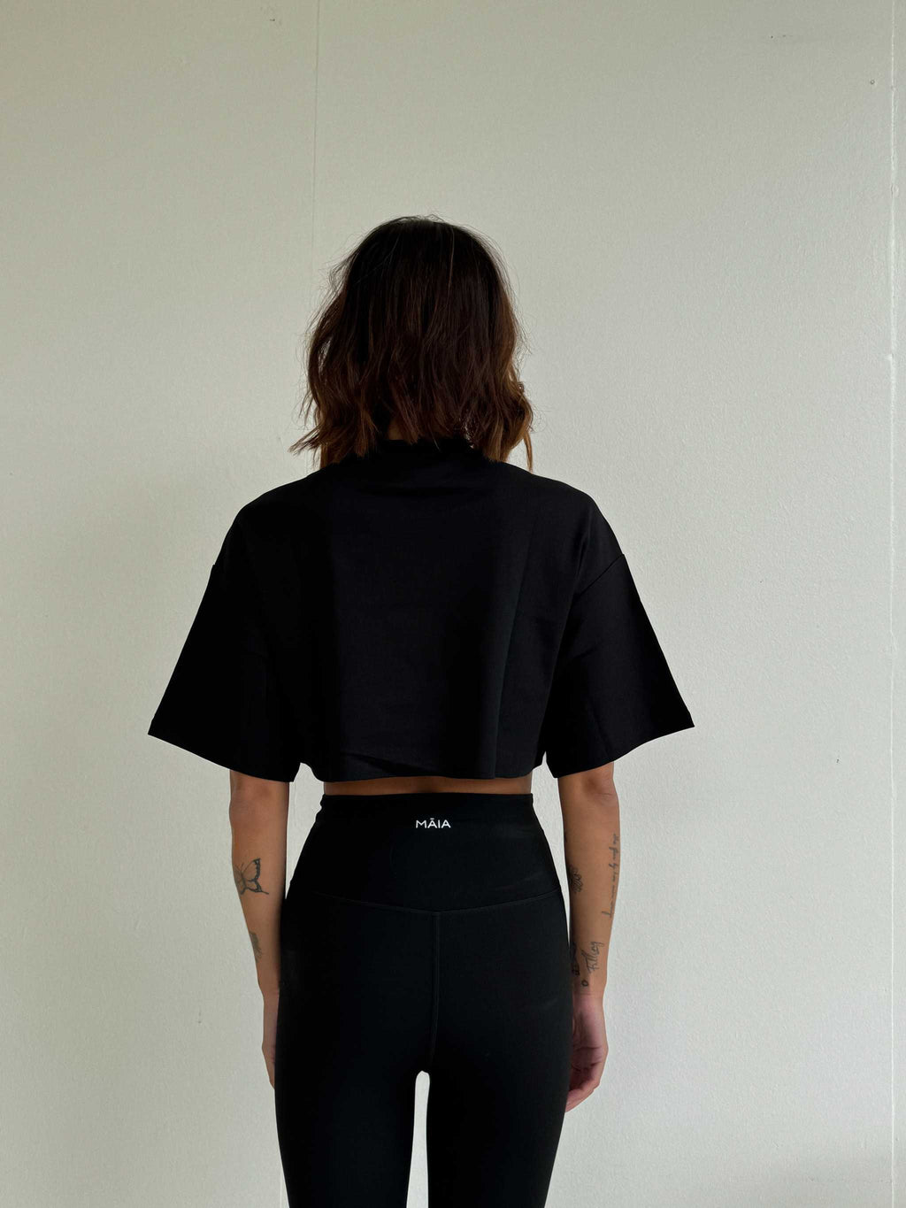 Myra Essential Leggings - High Waist Full Length Onyx Leggings