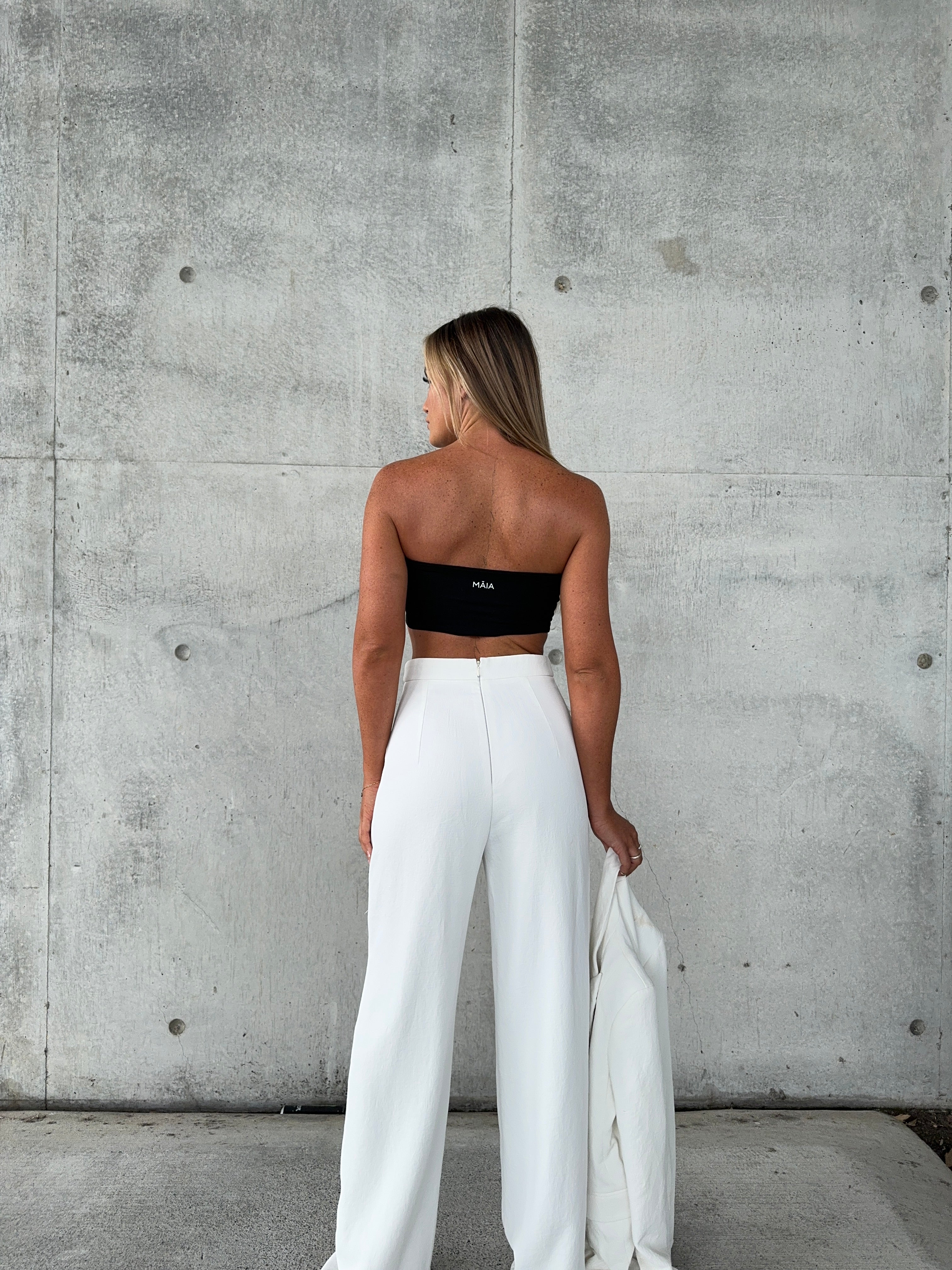 Amara Strapless Crop - Soft Stretchy Bandeau Top 