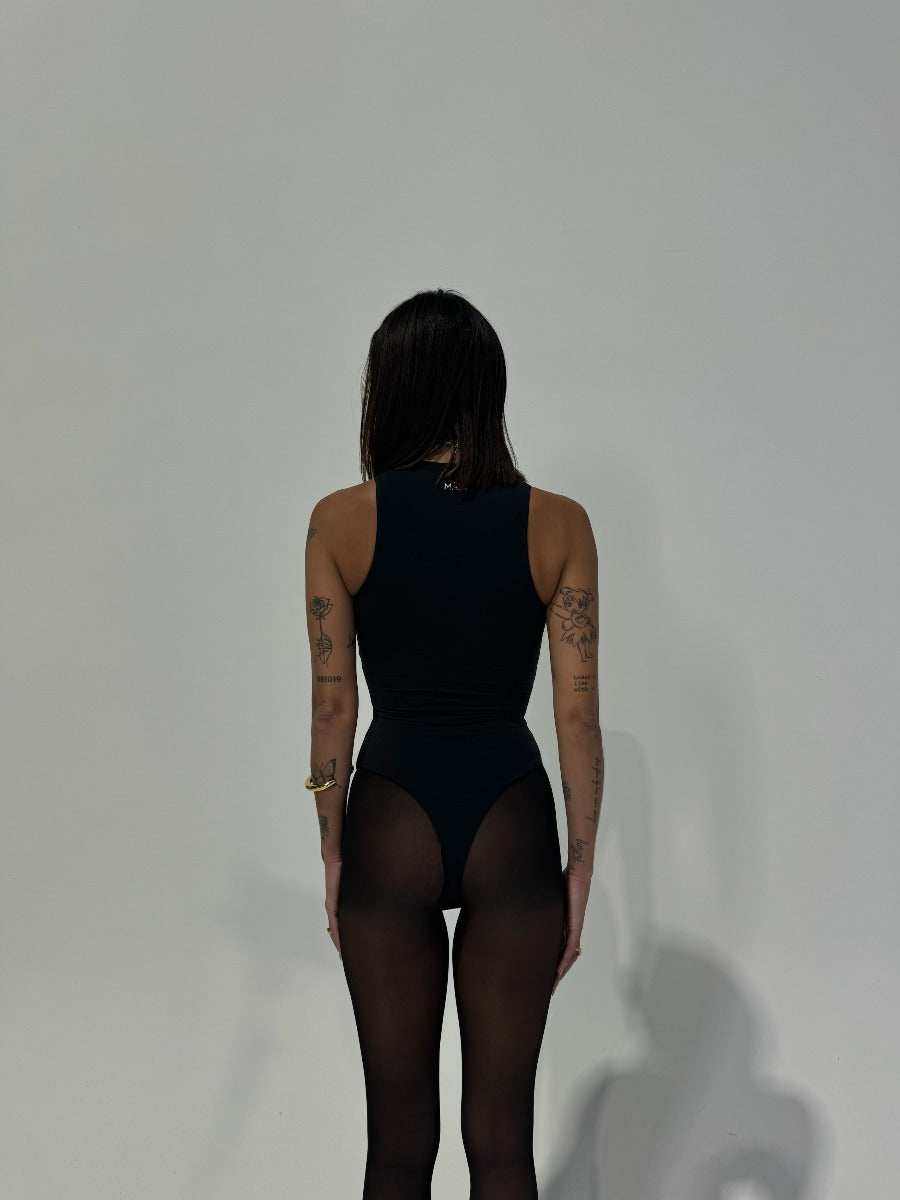 Lulu Stretch Bodysuit - Soft, Fitted Crew Neck Bodysuit