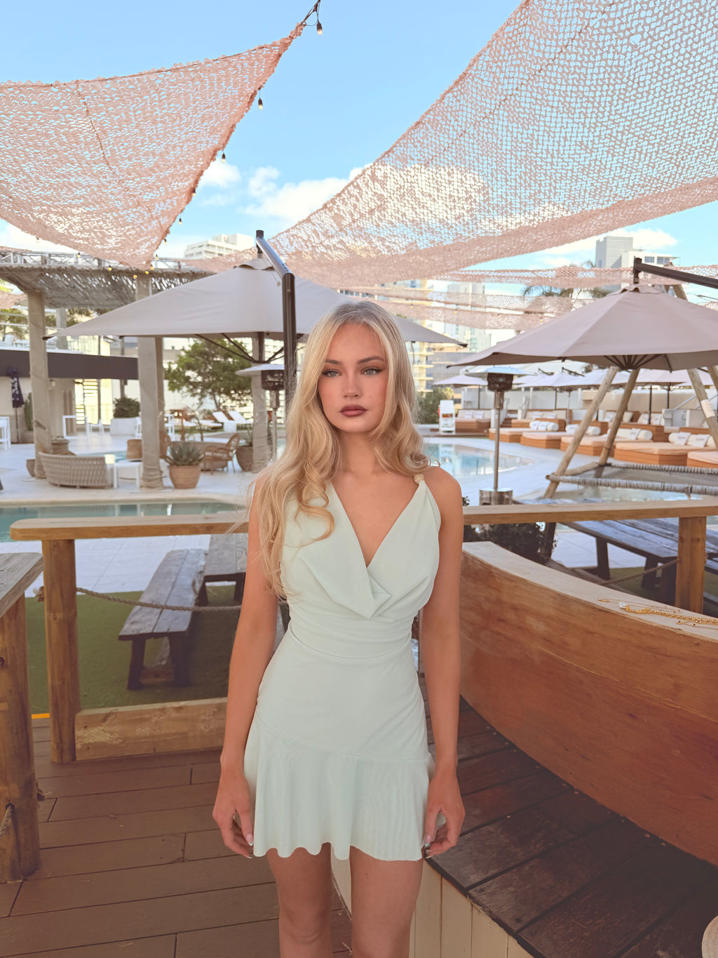Olivia Mesh Mini - Sage