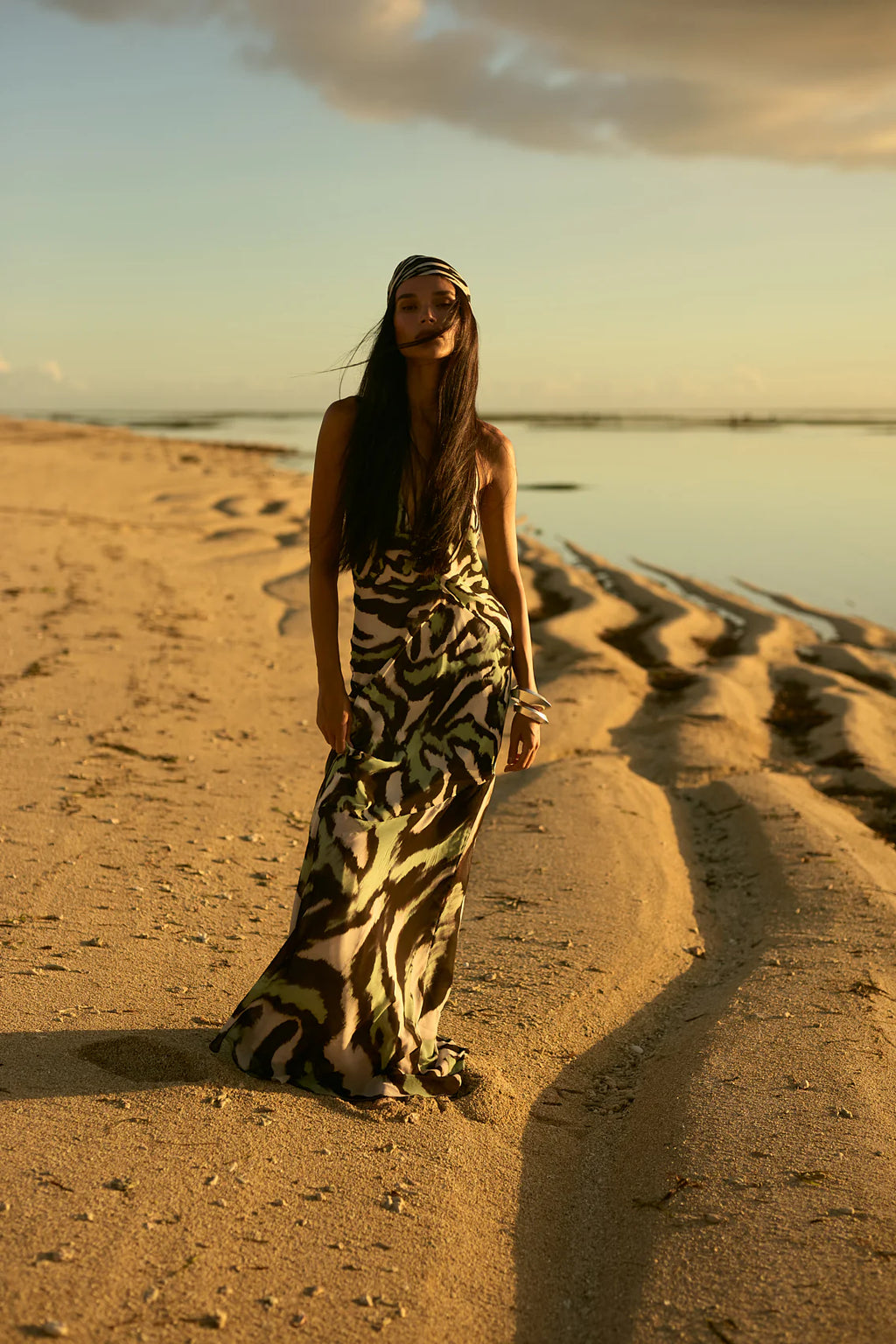 Leni Maxi Dress - Zebra