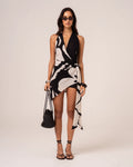 Isola Wrap Mini Dress - Botanica