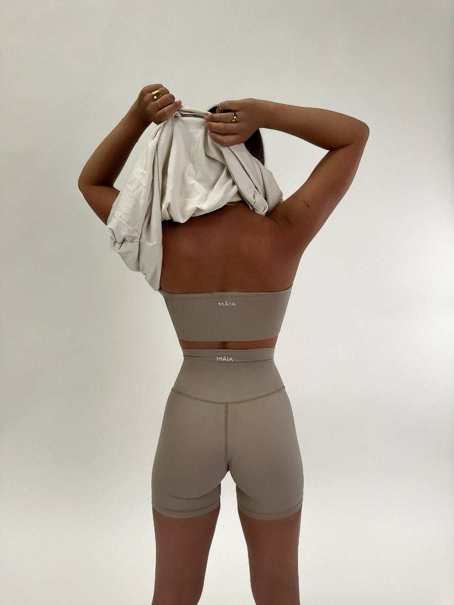 Amara Strapless Crop - Soft Stretchy Bandeau Top 