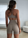 Mira Essential Shorts - High-Rise Form-Hugging Cycling Shorts