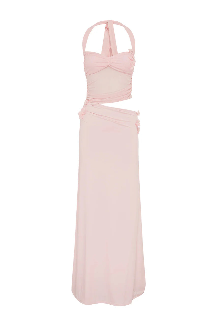 Nalita Halter Cut Out Maxi Dress - Petal