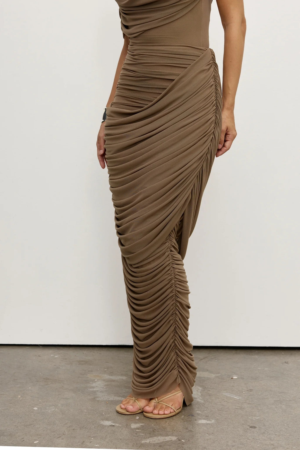 Nara Maxi Skirt - Mink