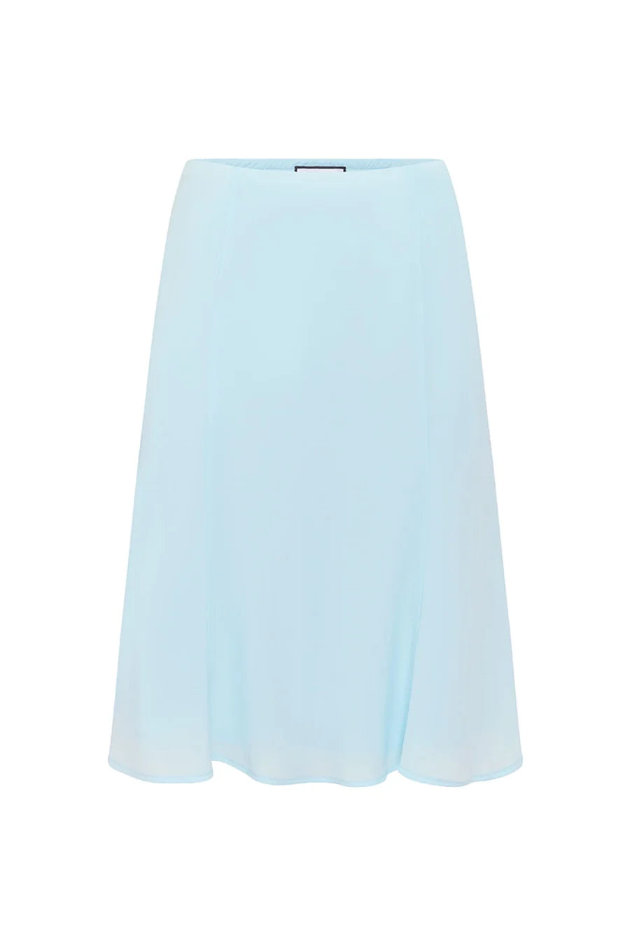 Olena Low Waist Midi Skirt - Sky Blue