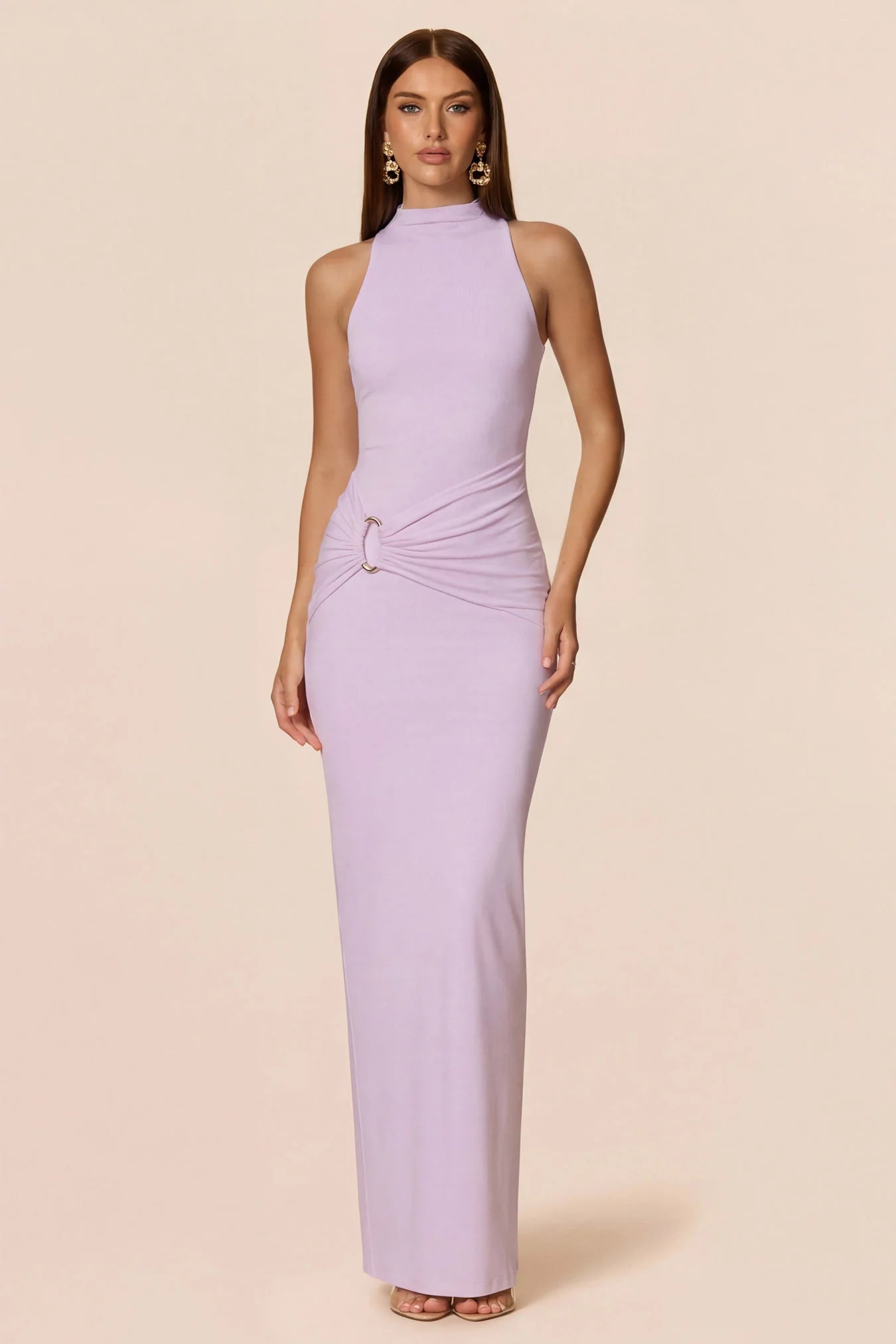 Petra High-Neck Maxi - Lilac