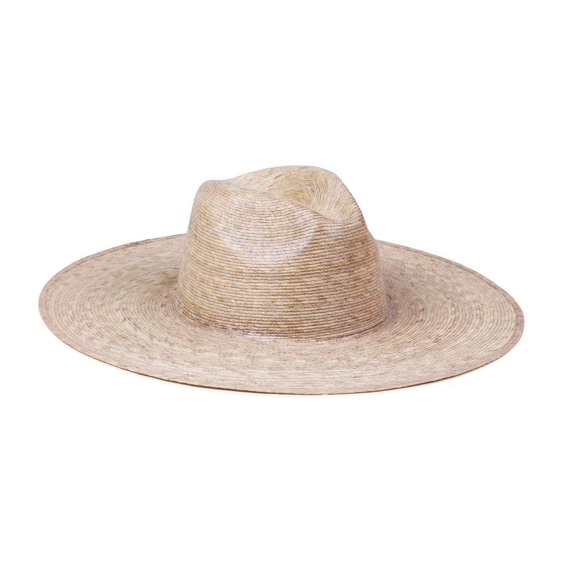 Palma Wide Fedora - Natural Straw