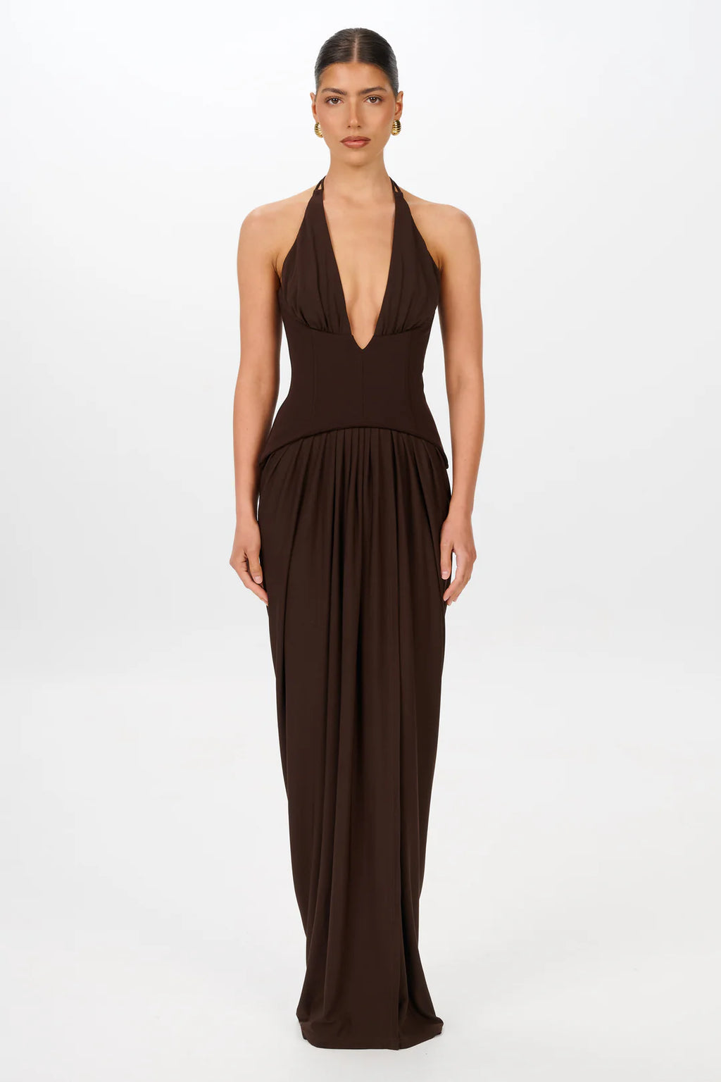 Landon Gown - Chocolate