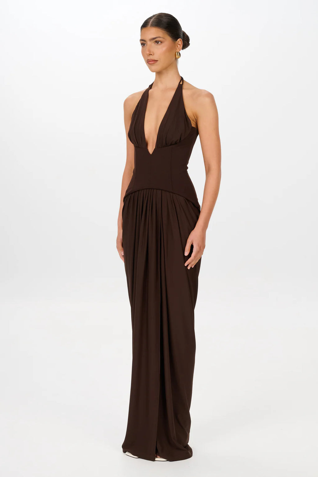 Landon Gown - Chocolate