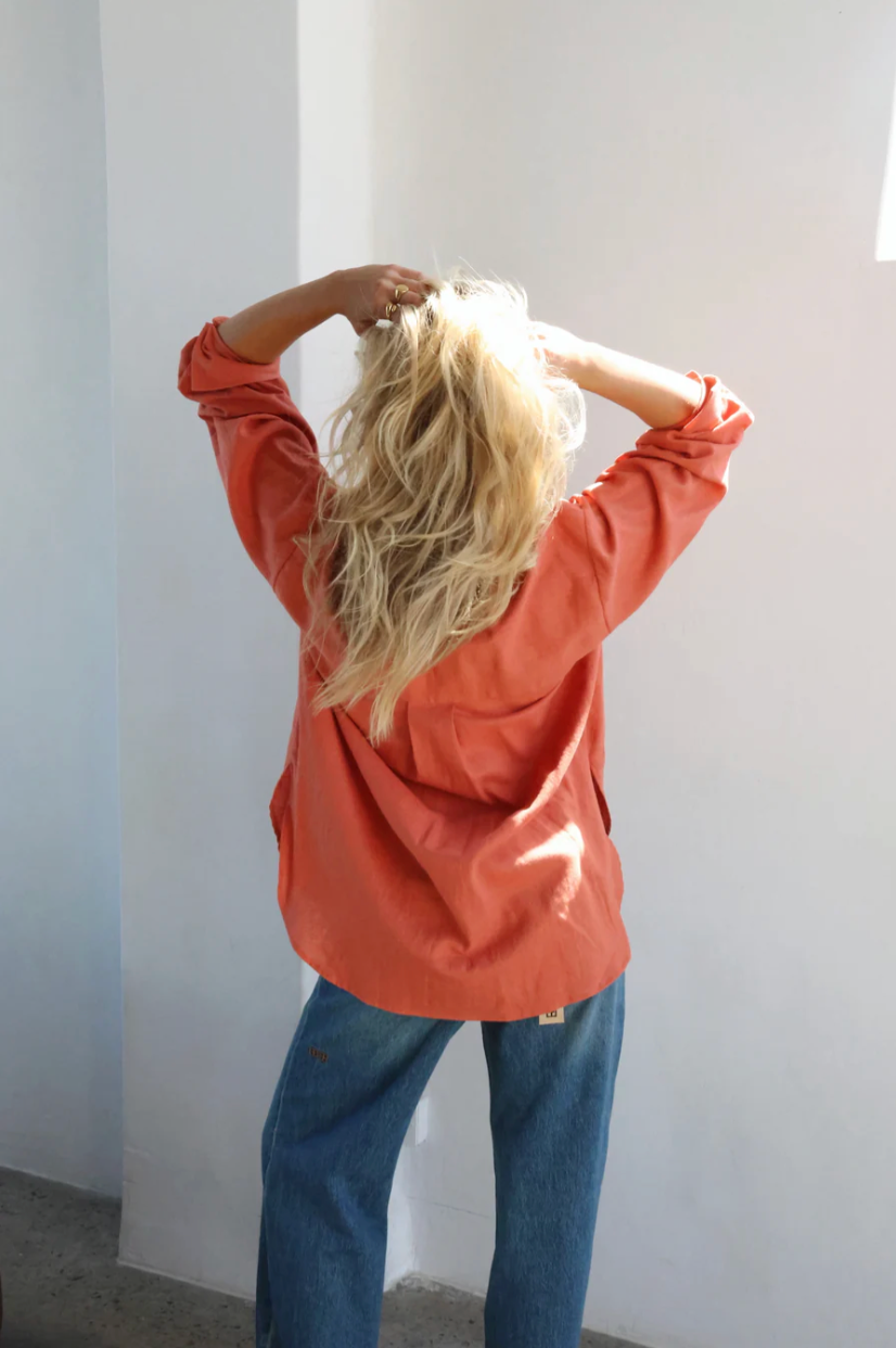 Hendrix Long Sleeve Shirt - Amber