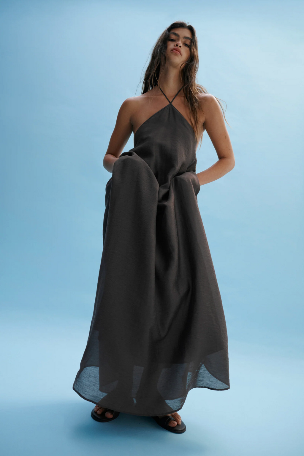 Margot Maxi Dress - Chocolate