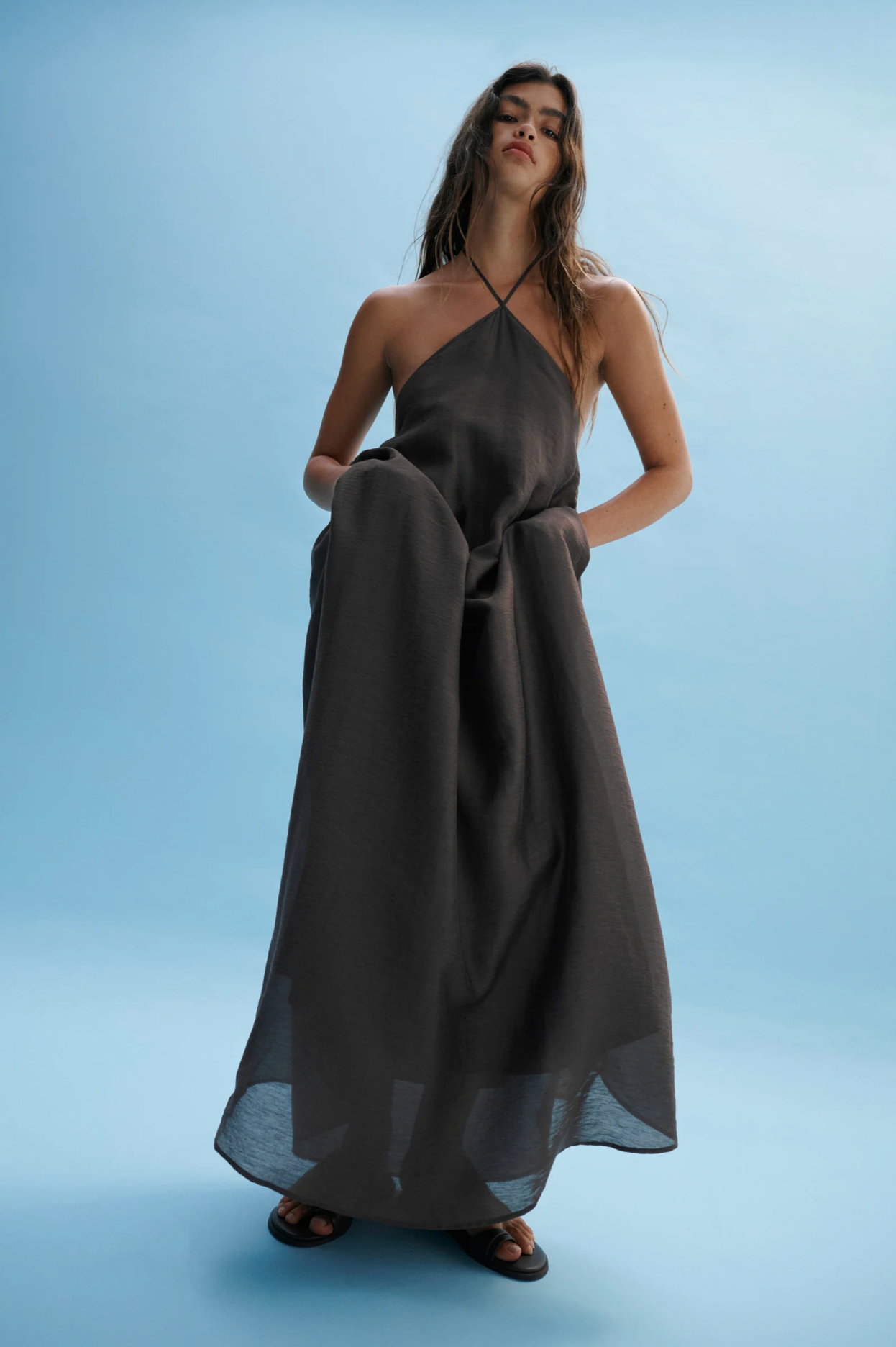 Margot Maxi Dress - Chocolate