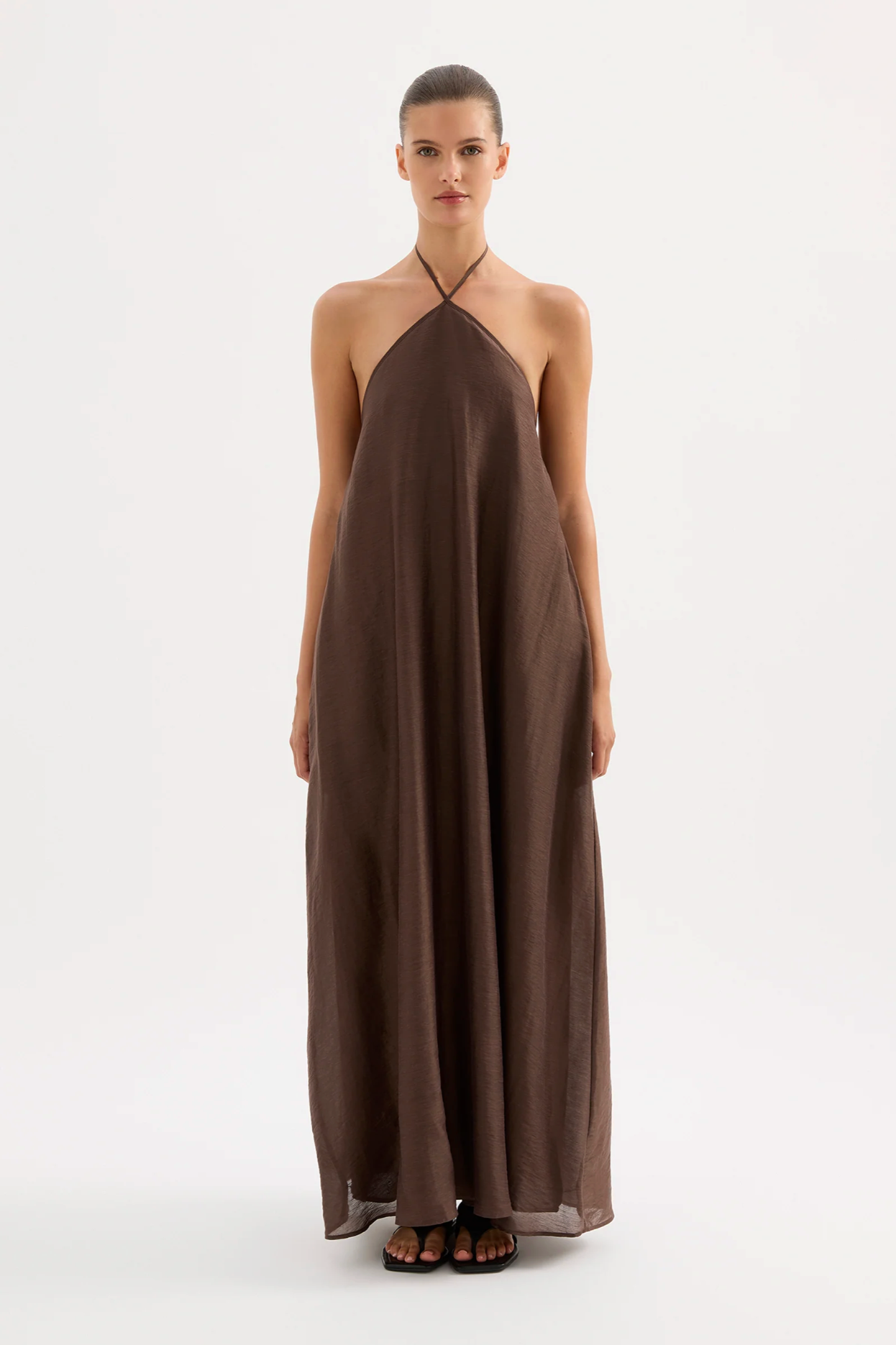 Margot Maxi Dress - Chocolate