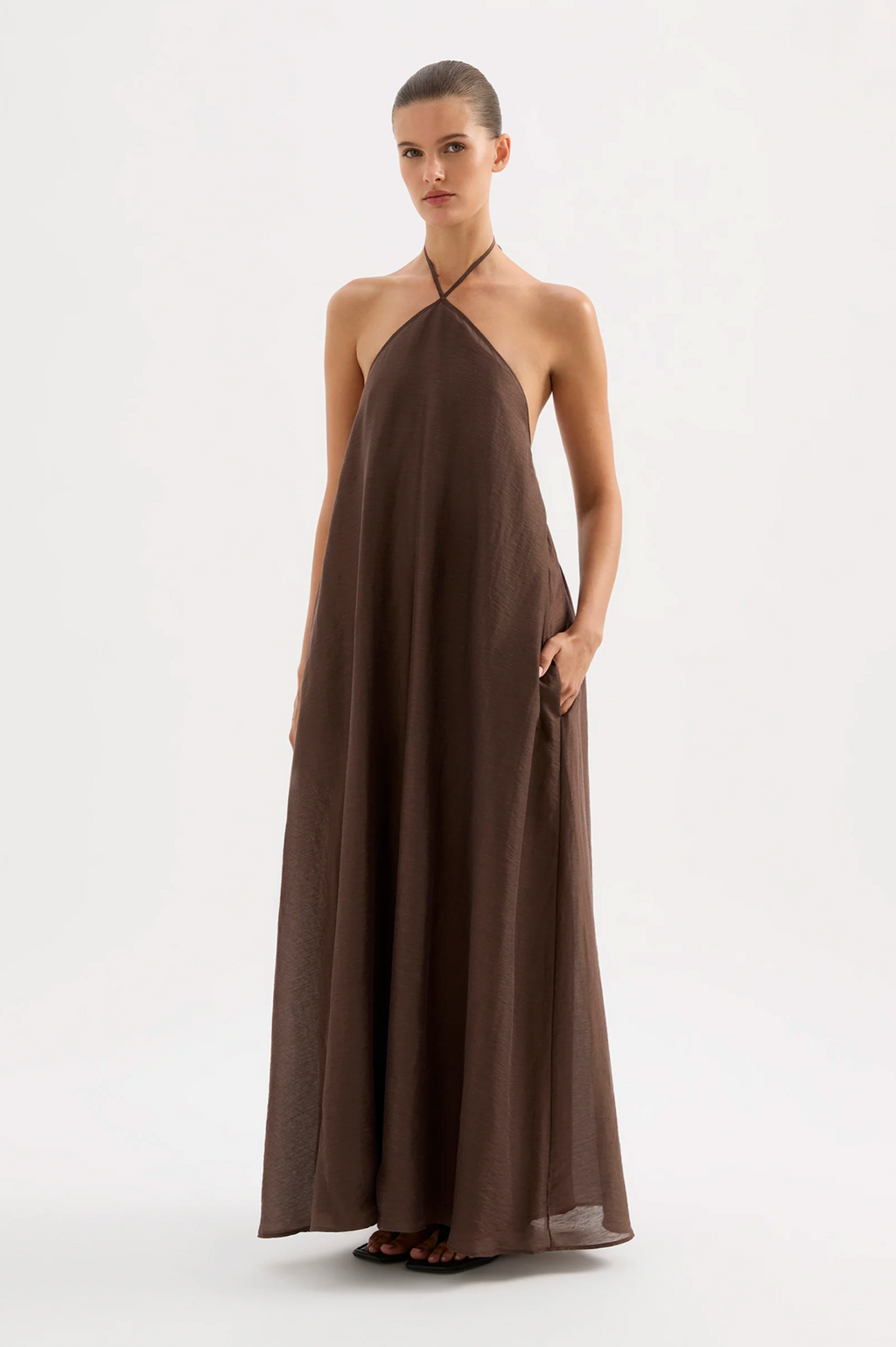 Margot Maxi Dress - Chocolate