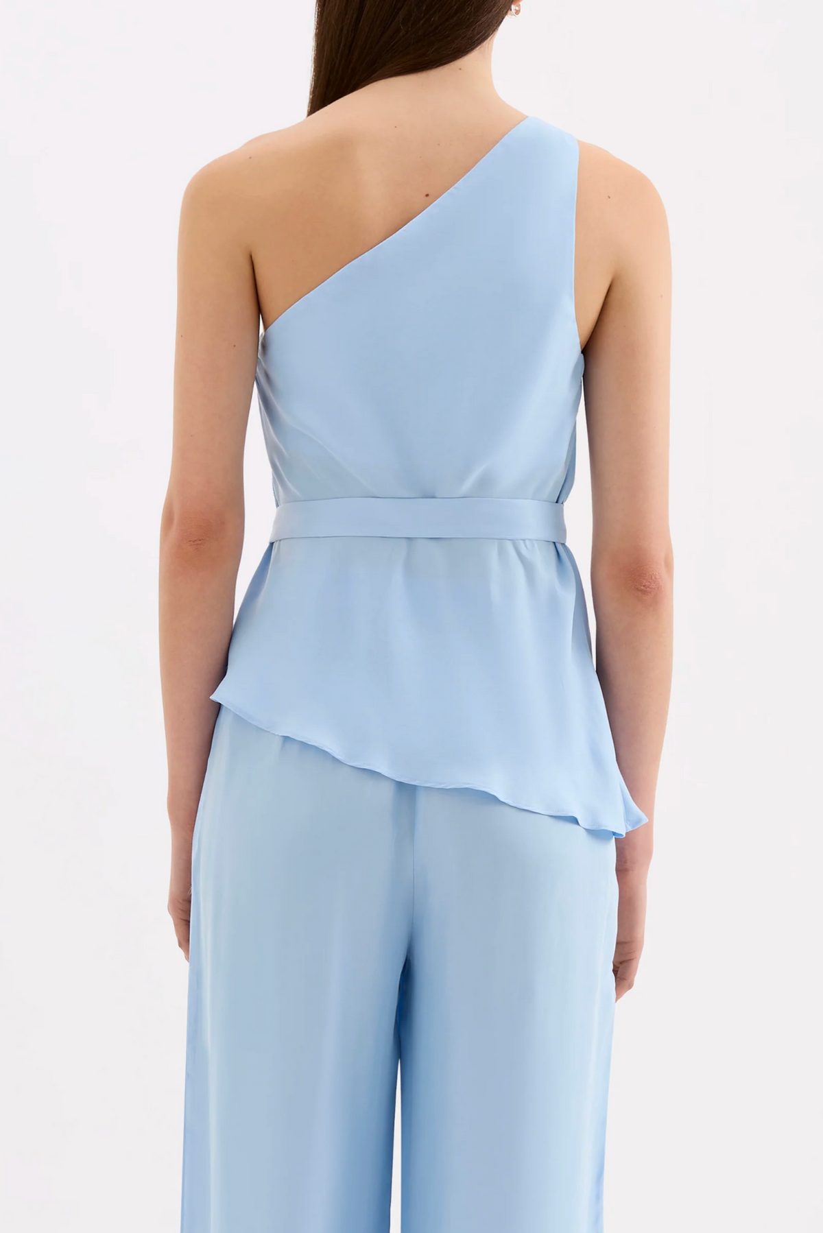 Amaya Cupro Tie Top - Bermuda