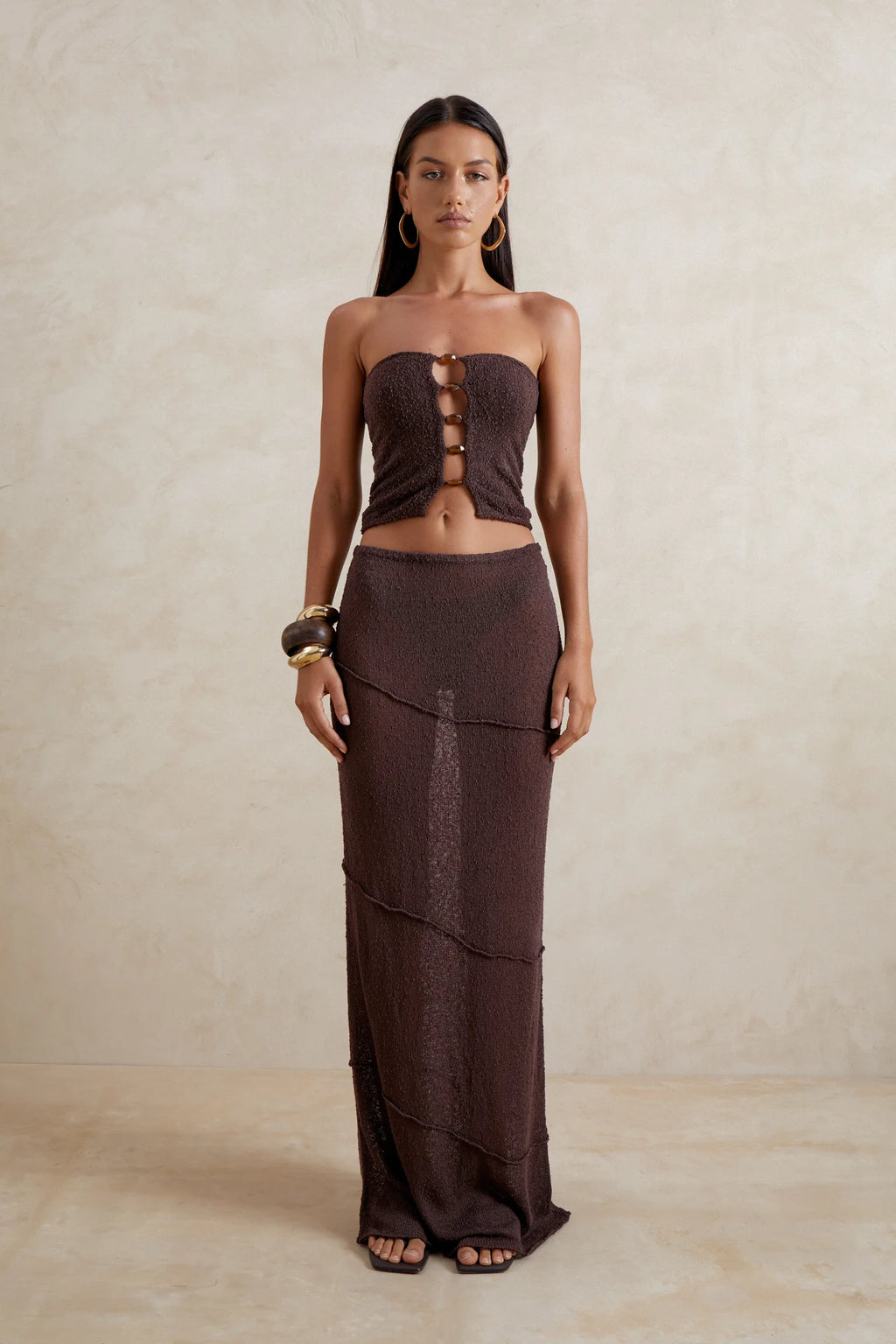 Emy Skirt - Dark Brown