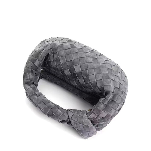 Amora Suede Handbag - Dark Grey